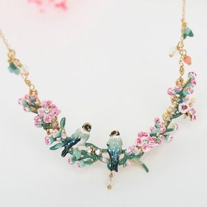 birds necklace